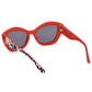 Red Plastic Women Sunglass