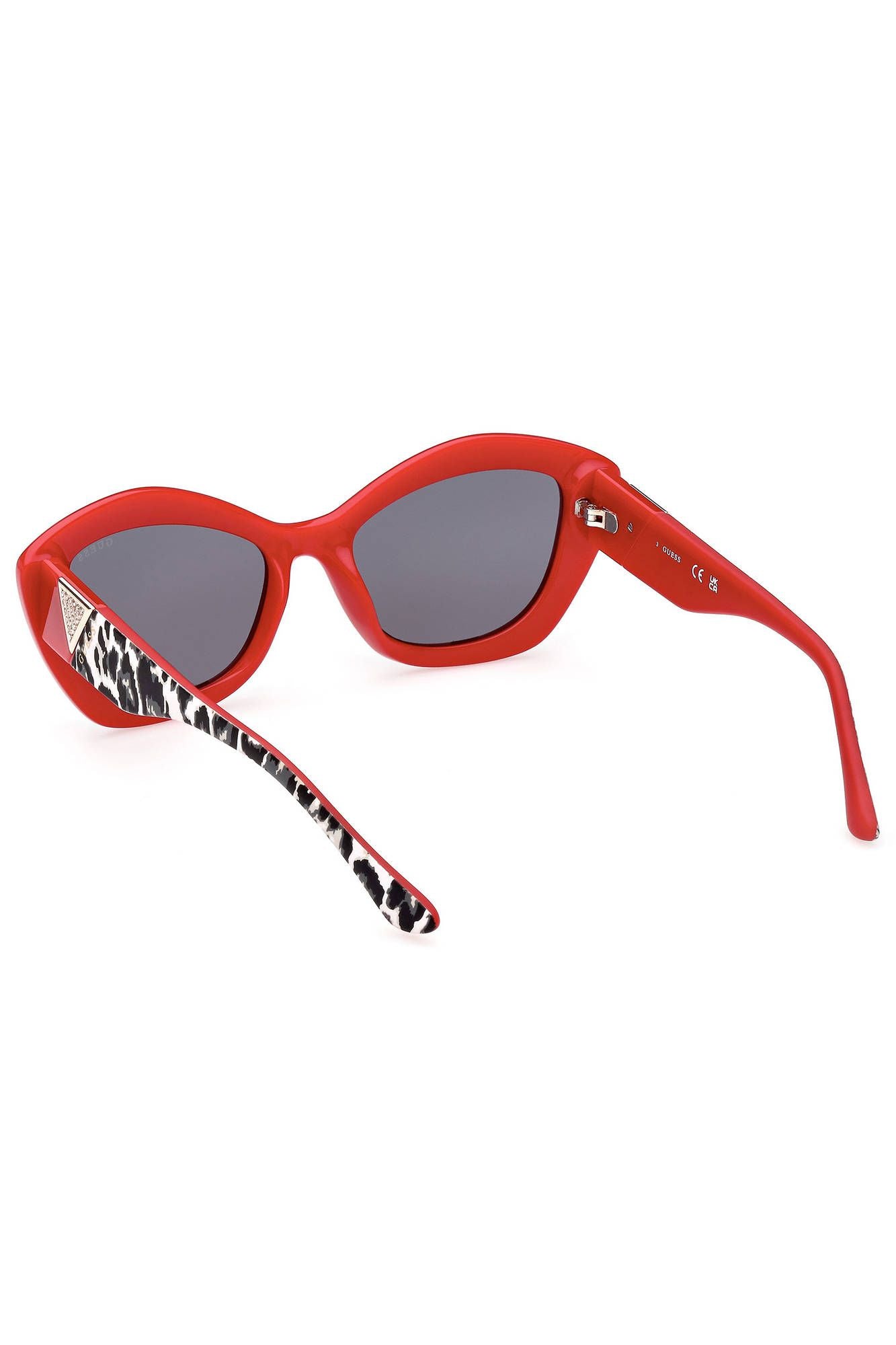 Red Plastic Women Sunglass