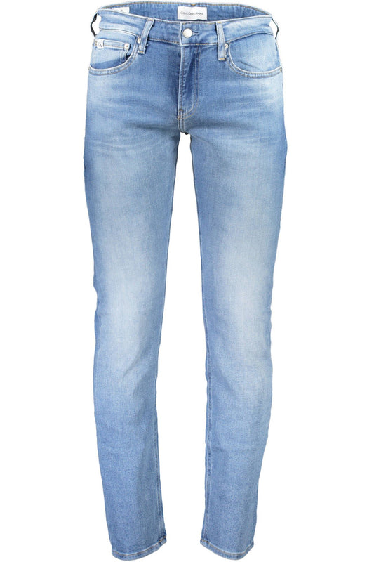 Blue Cotton Men Jeans