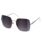 Silver Metal Women Sunglass