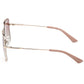 Gold Metal Women Sunglass