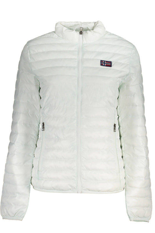 White Polyamide Women Jacket