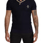 Elegant Silk-Blend Polo T-Shirt