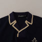Elegant Silk-Blend Polo T-Shirt