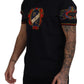 Elegant Crew Neck Logo Tee