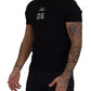Elegant Short Sleeve Crown Emblem Tee