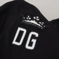 Elegant Short Sleeve Crown Emblem Tee