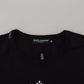 Elegant Short Sleeve Crown Emblem Tee