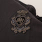 Elegant Cotton Crew Neck Tee with Logo Patch