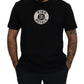 Elegant Black Cotton T-Shirt with Signature Logo