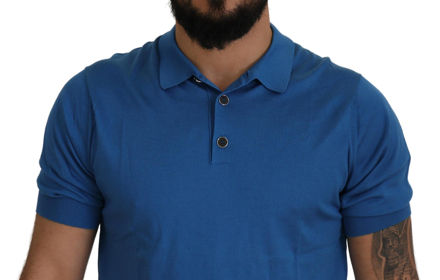 Elegant Silk Short Sleeve Polo T-Shirt