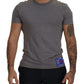 Classic Grey Crew Neck Cotton Tee