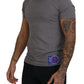 Classic Grey Crew Neck Cotton Tee