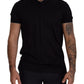 Elegant Silk V-Neck Tee for Men