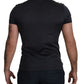 Elegant Silk Crew Neck Tee in Gray