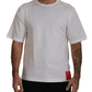 Elegant Short Sleeve Silk Crewneck Tee
