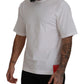 Elegant Short Sleeve Silk Crewneck Tee