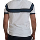 Chic White Cotton Logo Tee