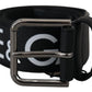 Elegant Monochrome Belt with DG Logo