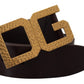 Elegant Leather Belt with DG Metal Buckle