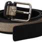 Elegant Dual-Tone Leather Belt