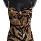 Elegant Leopard Print One-Piece Swimsuit