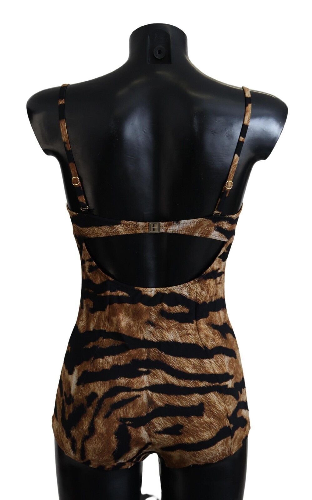 Elegant Leopard Print One-Piece Swimsuit