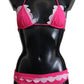 Chic Pink Two-Piece Bikini Swimwear