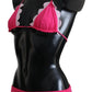 Chic Pink Two-Piece Bikini Swimwear