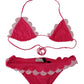 Chic Pink Two-Piece Bikini Swimwear