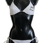 Elegant White Two-Piece Swimwear Bikini