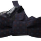 Elegant Silk Blue Bow Tie