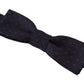 Elegant Silk Blue Bow Tie