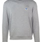 Melange Grey Crewneck Logo Sweatshirt