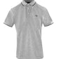 Melange Grey Polo with Front Logo