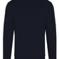 Sleek Blue Crewneck Sweatshirt with Bold Front Logo