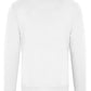 Chic White Crewneck Cotton Blend Sweatshirt