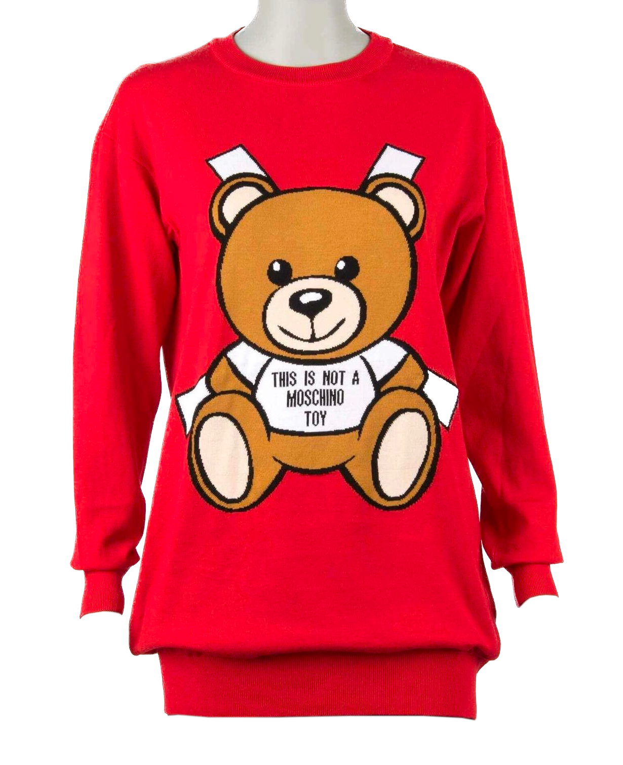 Radiant Red Graphic Cotton Pullover