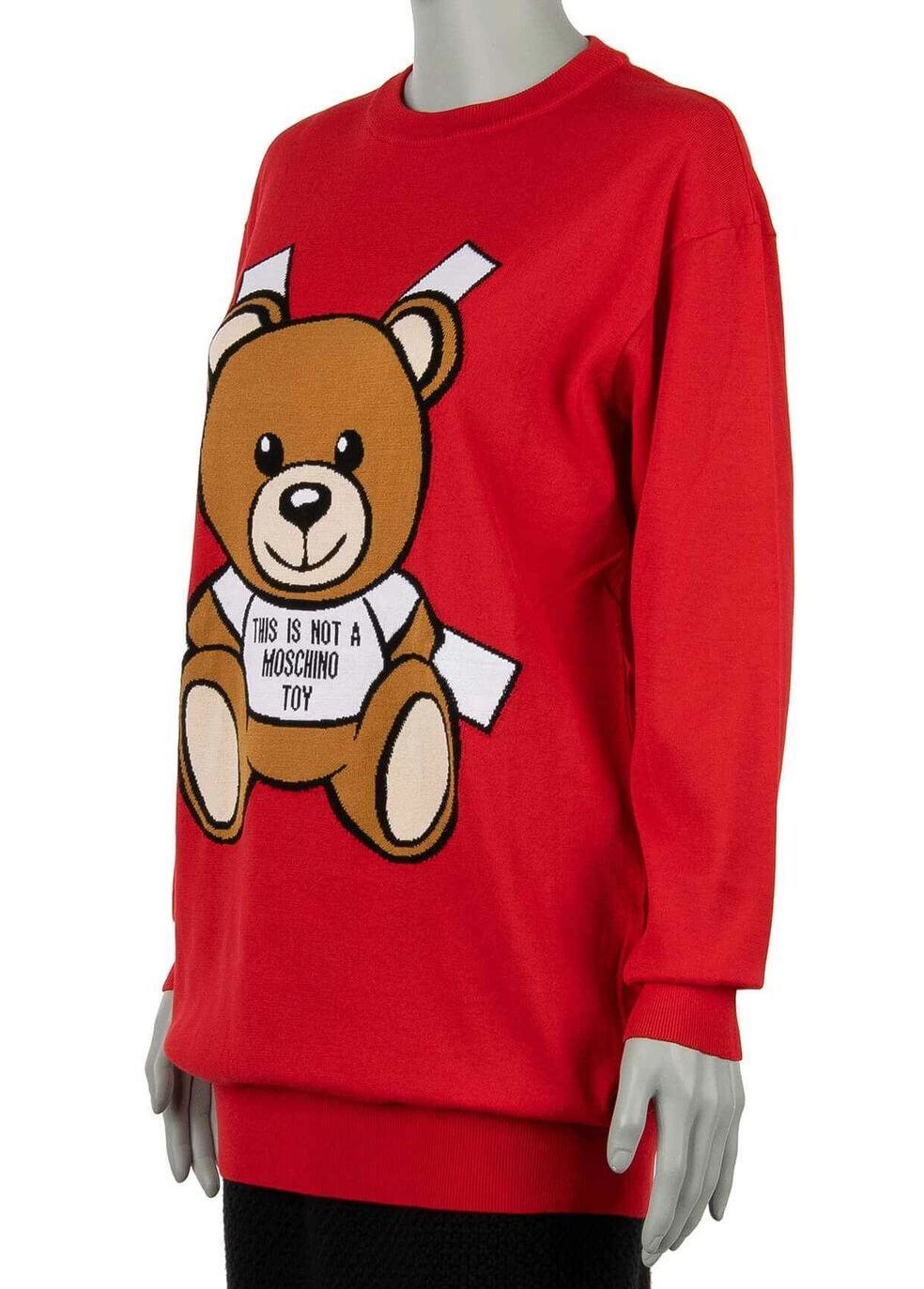 Radiant Red Graphic Cotton Pullover