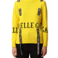 Chic Wool-Blend Logo Sweater with Unique Inlays