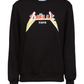 Metal Band Logo Cotton Crewneck Sweatshirt