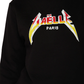 Metal Band Logo Cotton Crewneck Sweatshirt