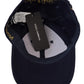 Elegant Dark Blue Baseball Cap