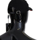 Sleek Black Cotton Baseball Hat
