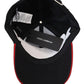 Sleek Black Cotton Baseball Hat