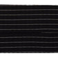 Black White Stripes Elastic Ear Strap One Size Face Mask