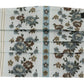 White Floral Cotton Pleated Elastic Ear Strap Face Mask