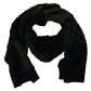 Black Green Knitted Men Neck Wrap Shawl Scarf