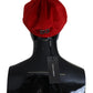 Elegant Red Cabbie Hat