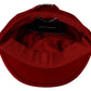 Elegant Red Cabbie Hat
